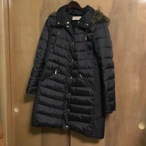 Charcoal gray Michael Kors winter coat